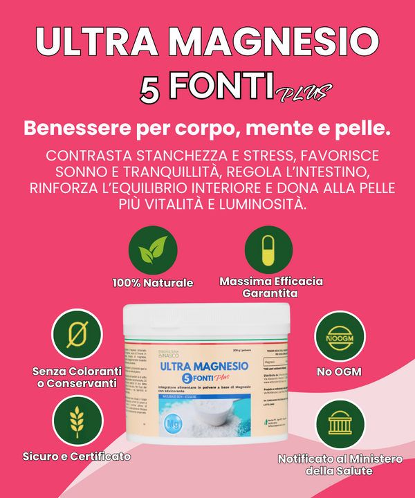 Ultra Magnesio 5 Fonti Plus