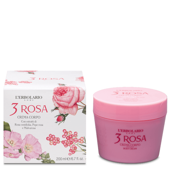 3 Rosa Crema Corpo 200 ml