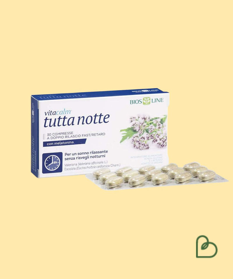 Vitacalm Tutta Notte  con Melatonina 30 Compresse