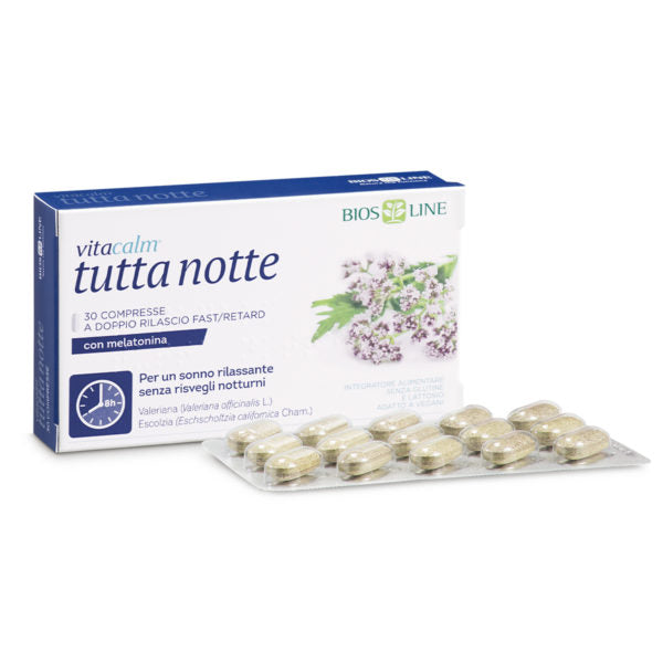 Vitacalm Tutta Notte con Melatonina 60cpr